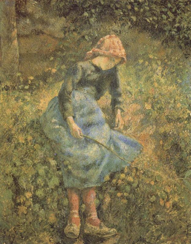 Camille Pissarro The Shepherdess Sweden oil painting art